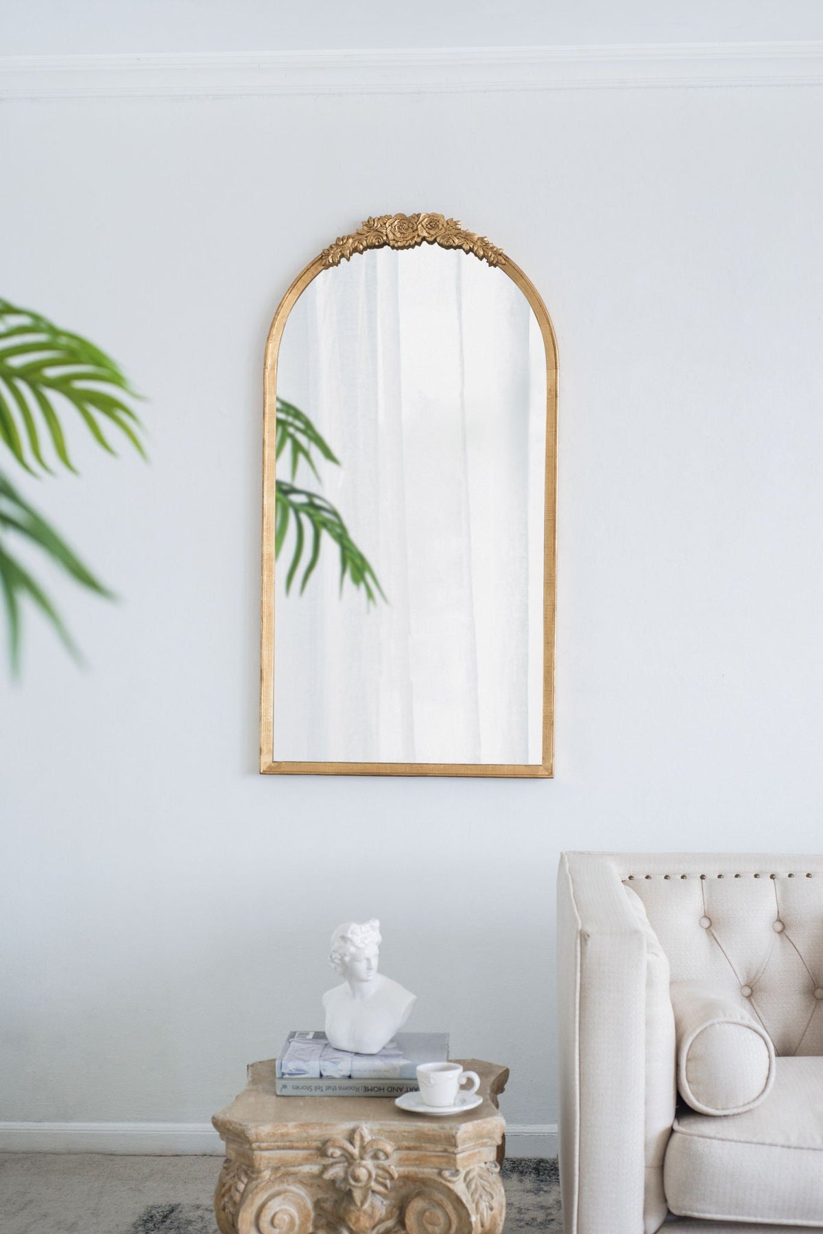 Wood Floor Mirror, Full Body Mirror Dressing Make Up Mirror For Bathroom by Unique Piece Furniture