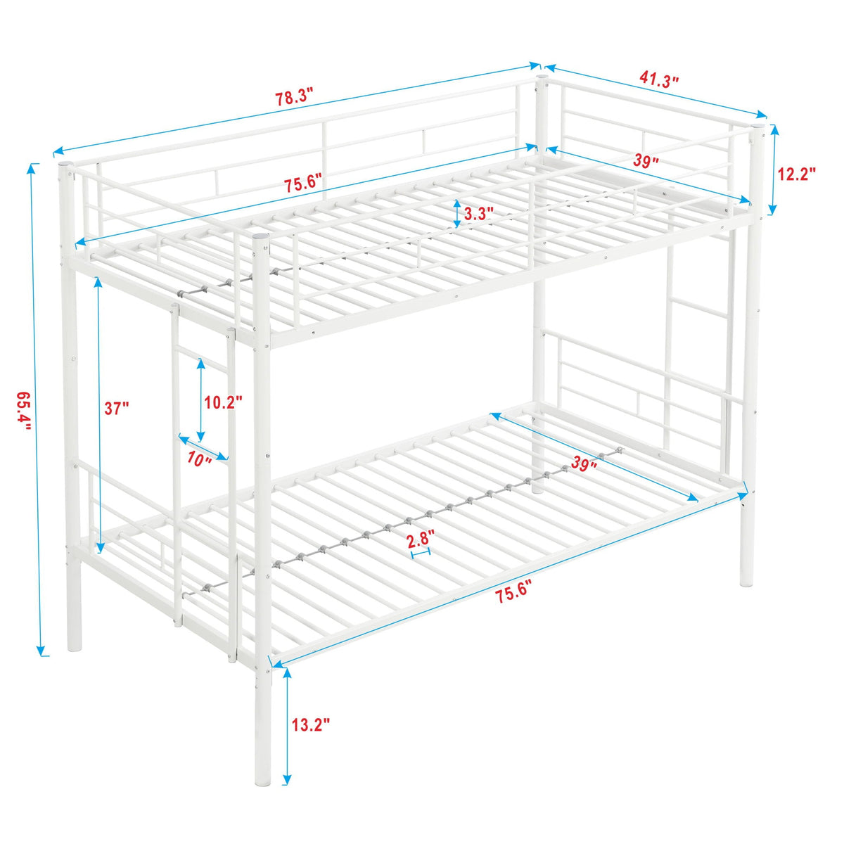 Bunk Bed With Trundle by Unique Piece Furniture