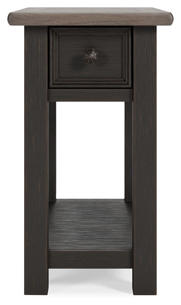 Tyler Creek - Chair Side End Table - Black / Gray by Unique Piece Furniture