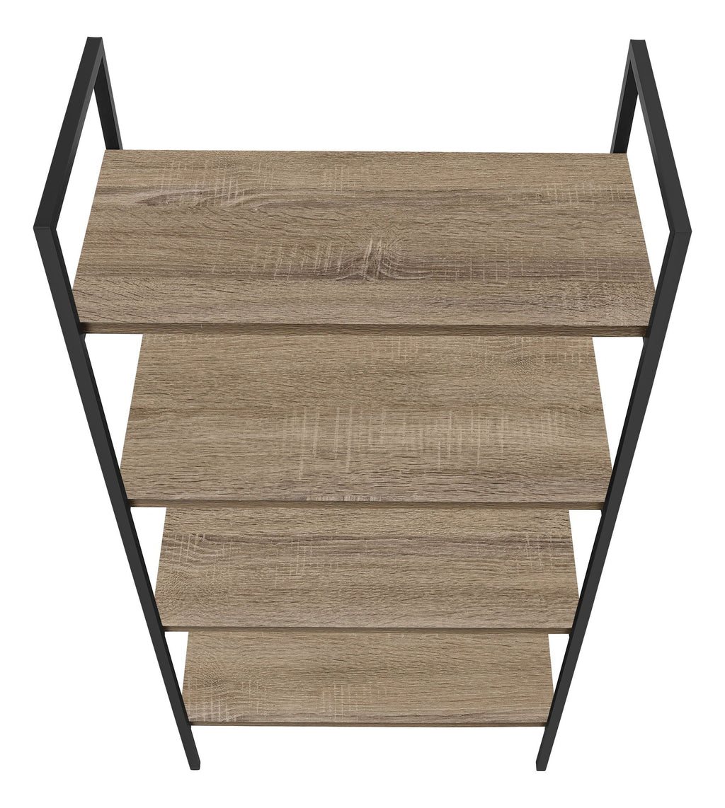 Bookshelf, Bookcase, 4 Tier, Office, Bedroom, Contemporary, Modern by Unique Piece Furniture