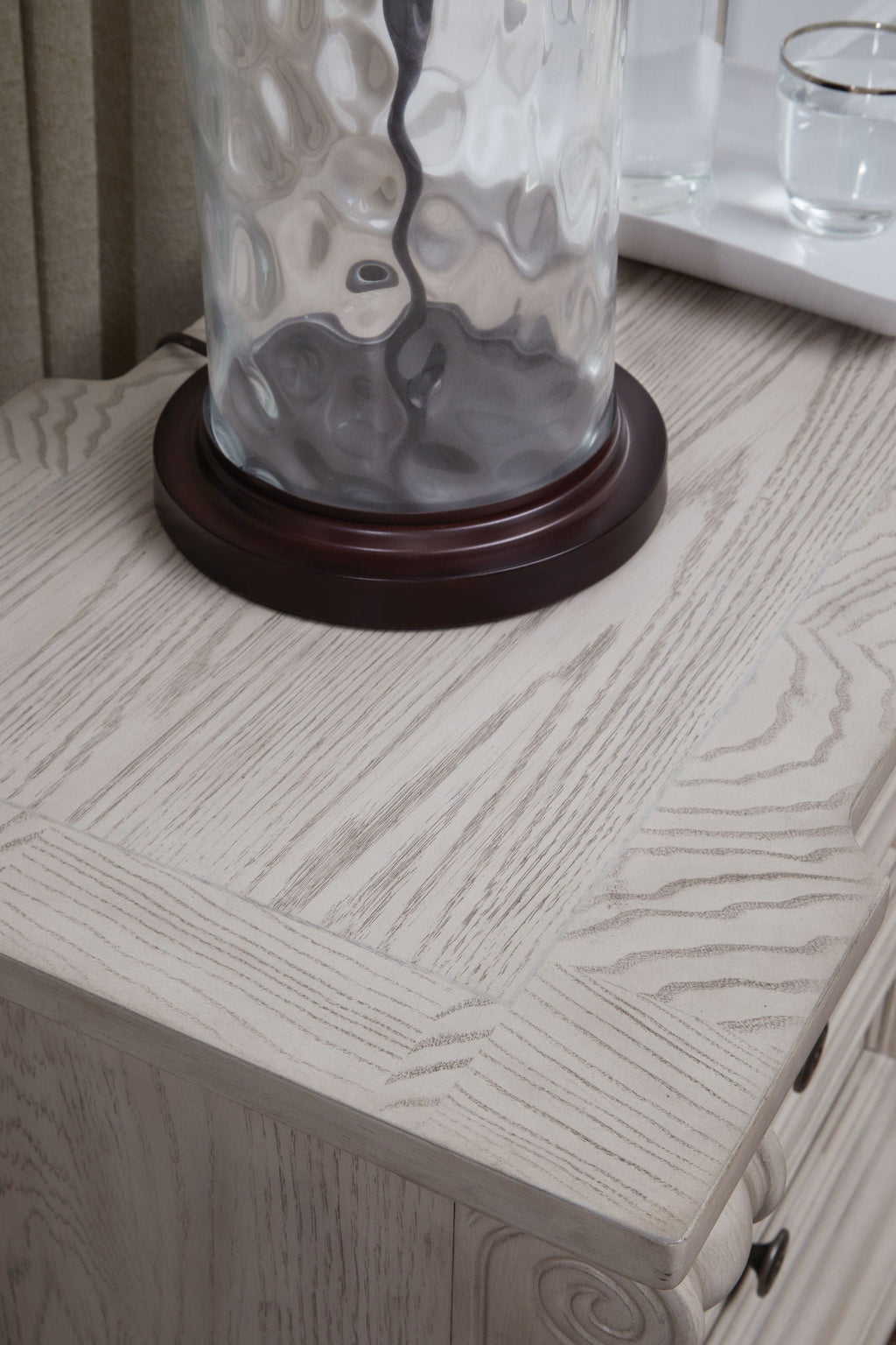 Bruchandi - Three Drawer Night Stand - Antique White by Unique Piece Furniture
