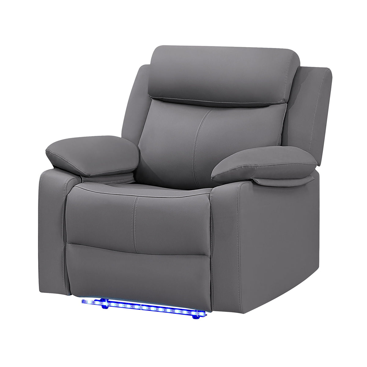 Blanche - Glider Recliner With LED, Pillow Top Arms by Unique Piece Furniture