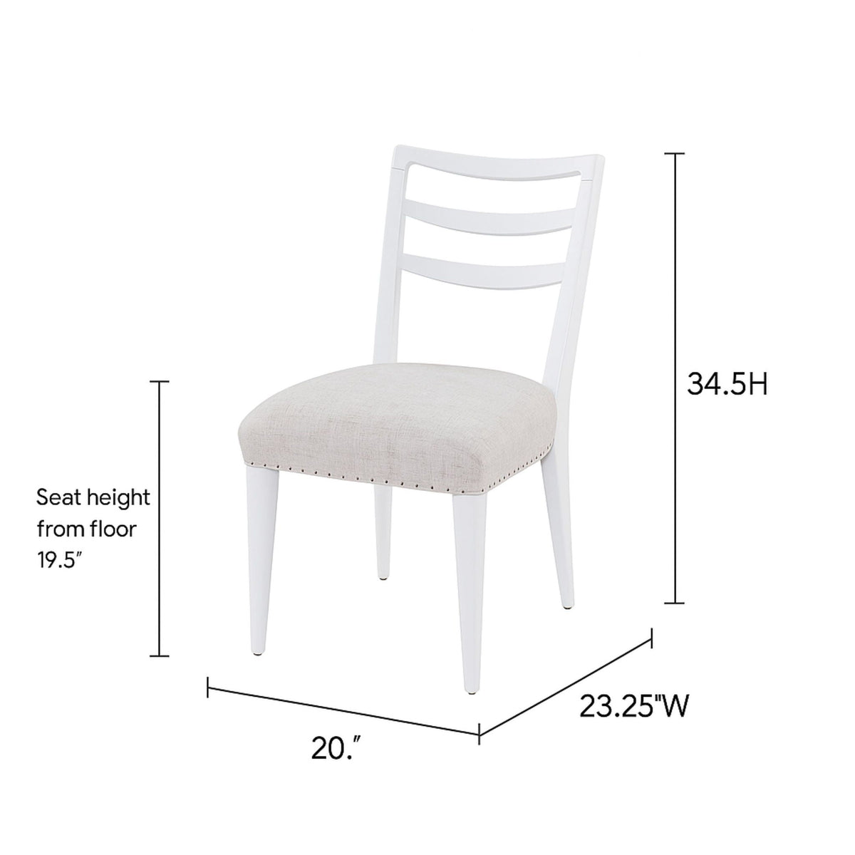 Ladderback Side Dining Chair (Set of 2) by Unique Piece Furniture