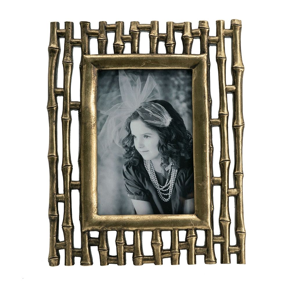 Photo Resin Frame, Opening (Set of 2) - Gold by Unique Piece Furniture