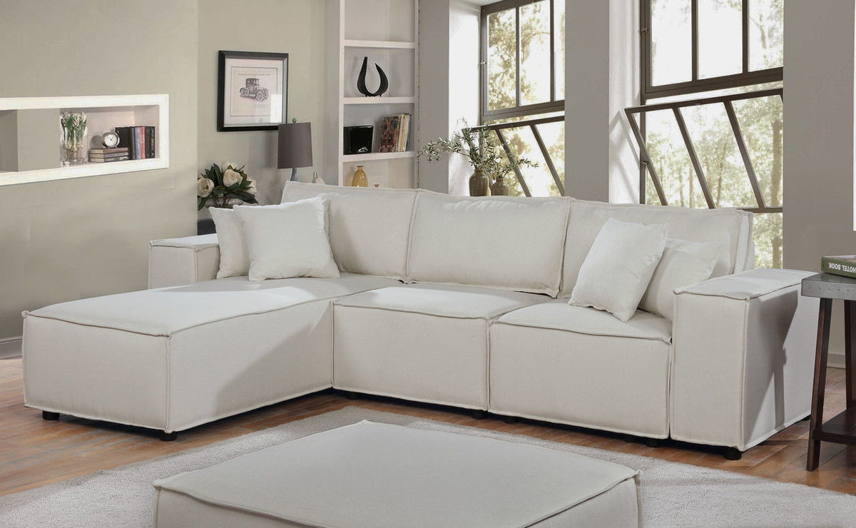 Harvey - Sofa With Reversible Chaise by Unique Piece Furniture