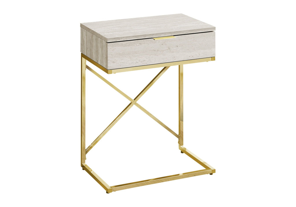 Accent Side Table, Storage Drawer, Spacious Tabletop, Contemporary & Modern by Unique Piece Furniture