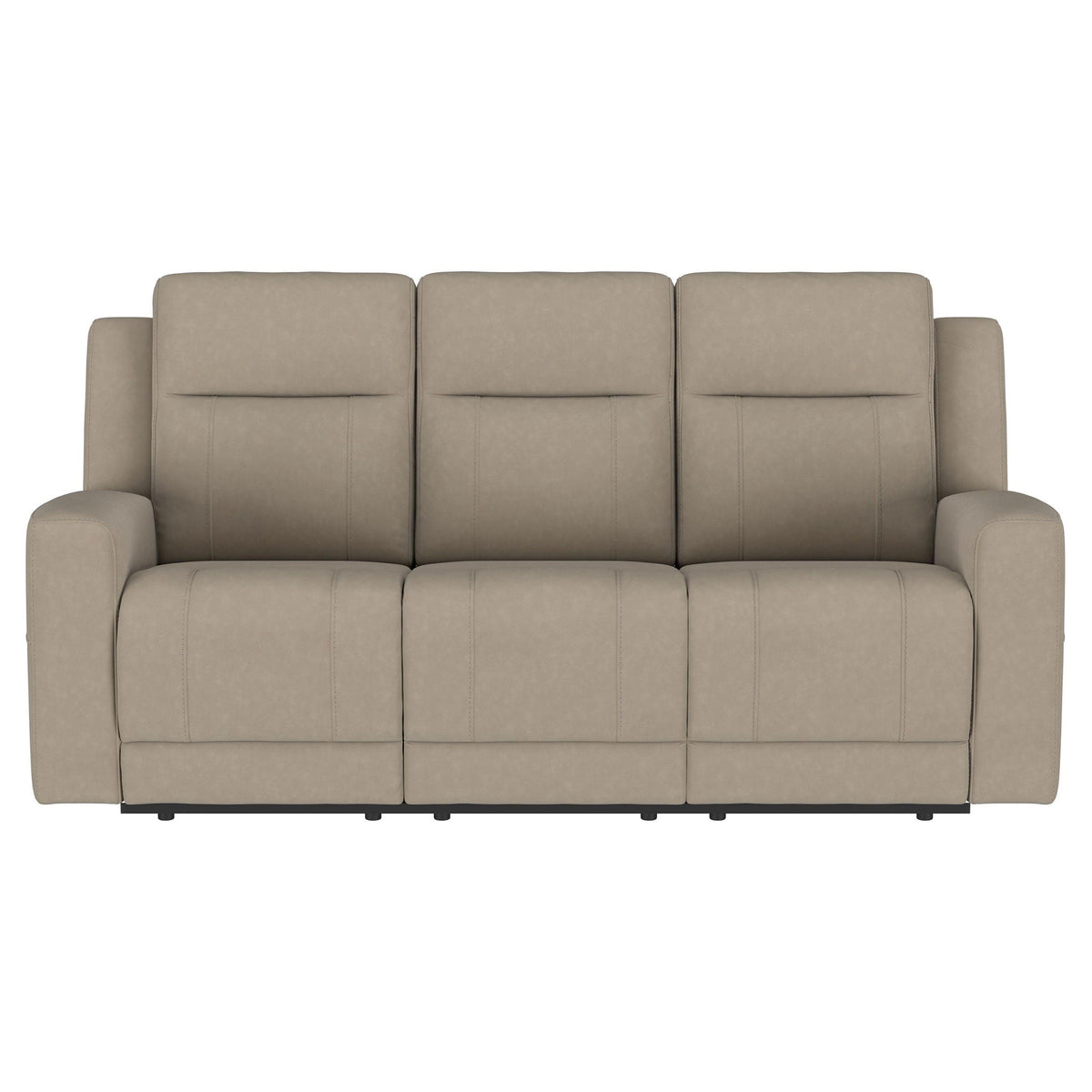 Brentwood Upholstered Motion Reclining Sofa Taupe by Unique Piece Furniture