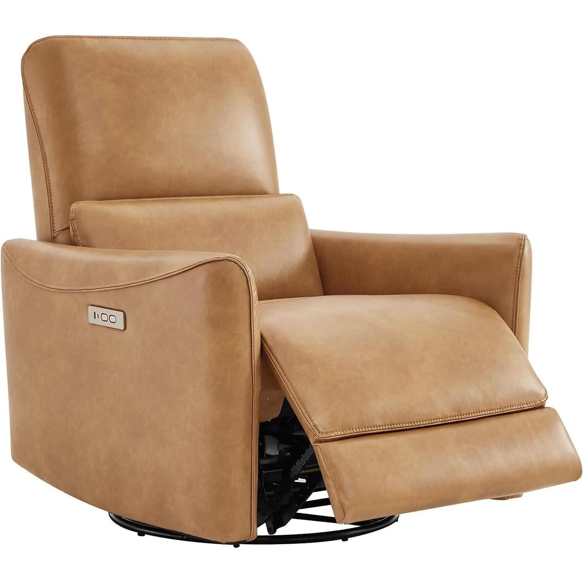 Power Recline Swivel Recliner With Lumbar Support For Living Room by ShipItFurniture