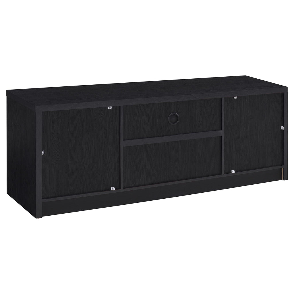 Winfield 60-inch 2-door TV Stand Media Console Black by Unique Piece Furniture
