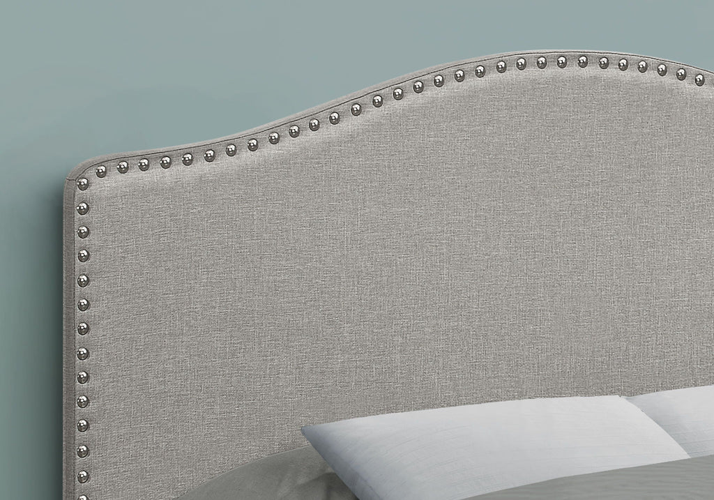 Full Size, Bed Headboard Only Upholstered, Transitional - Gray by Unique Piece Furniture