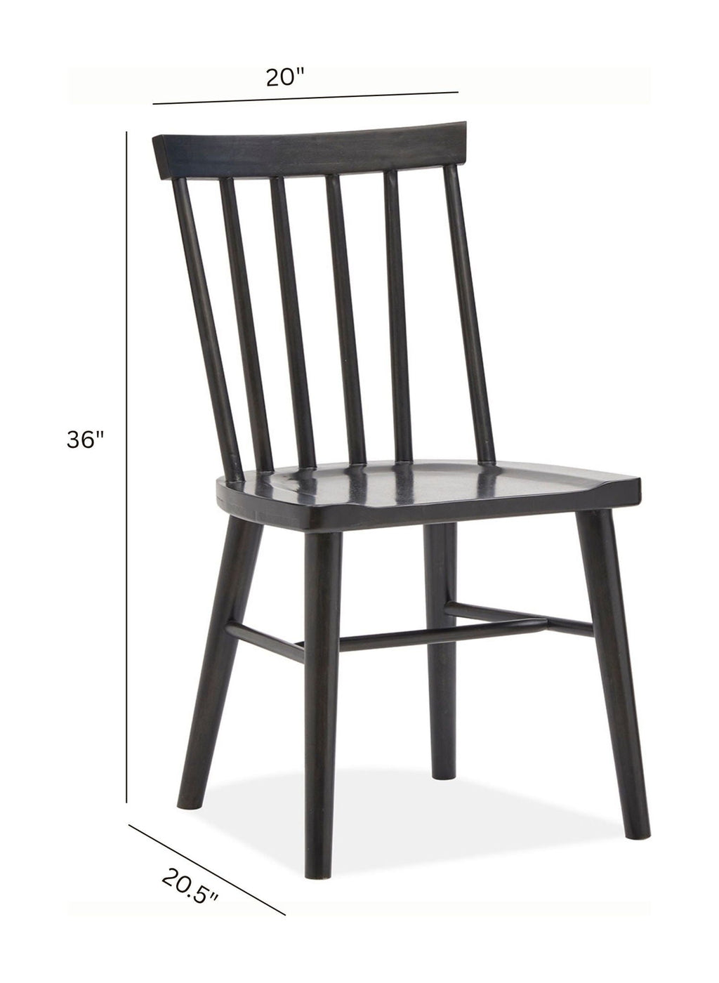 Lindon - Dark Dining Side Chair (Set of 2) - Dark Brown by Unique Piece Furniture