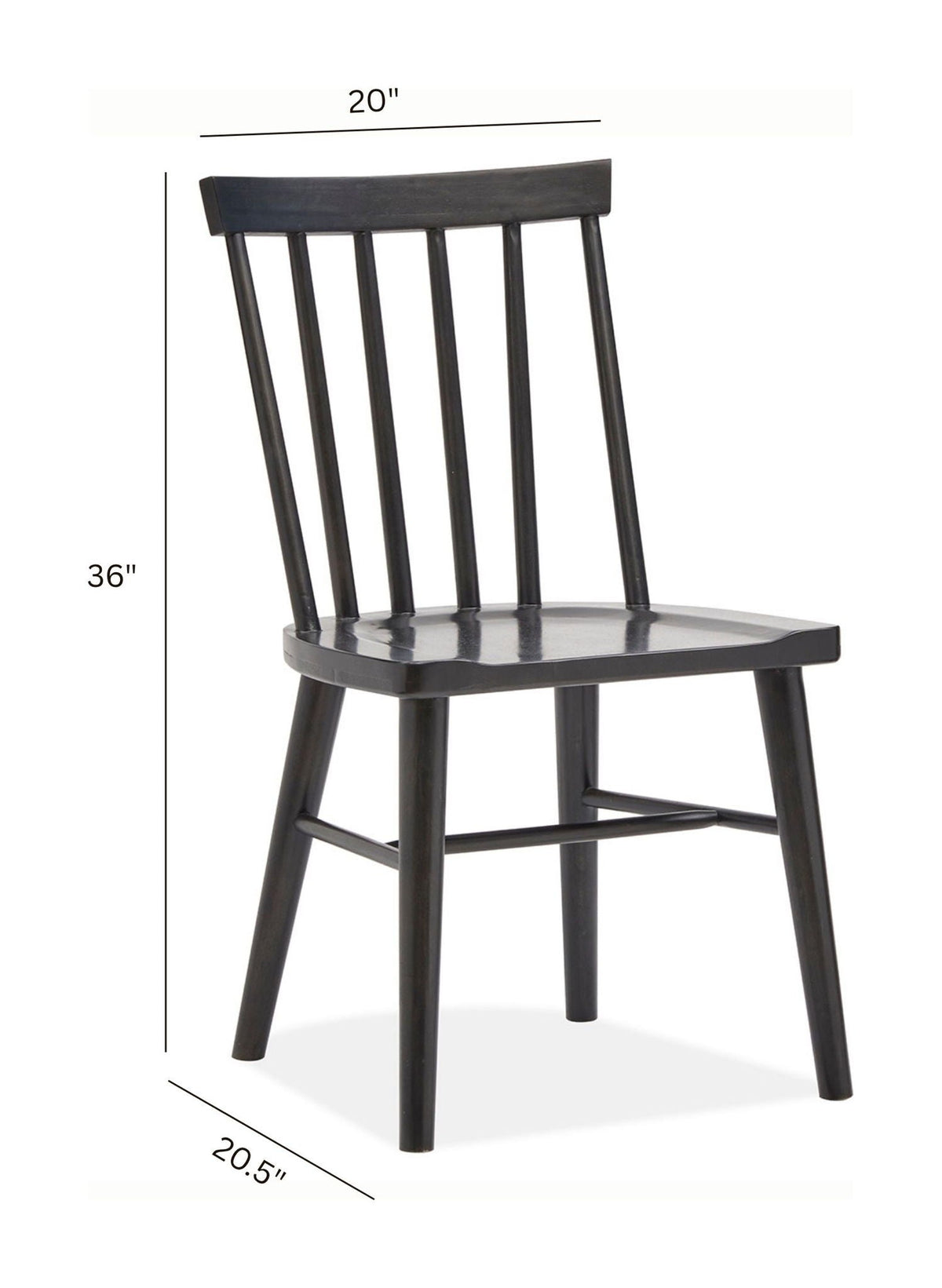 Lindon - Dark Dining Side Chair (Set of 2) - Dark Brown by Unique Piece Furniture