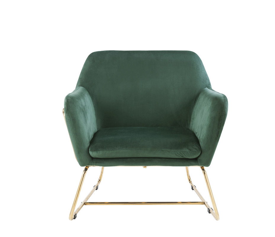 Keira - Accent Chair With Metal Base by Unique Piece Furniture
