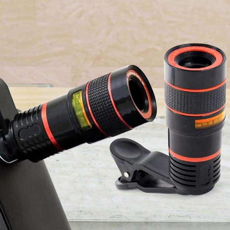 8x Optical Zoom Camera Lens Clip for iPhone & Android by DailySale