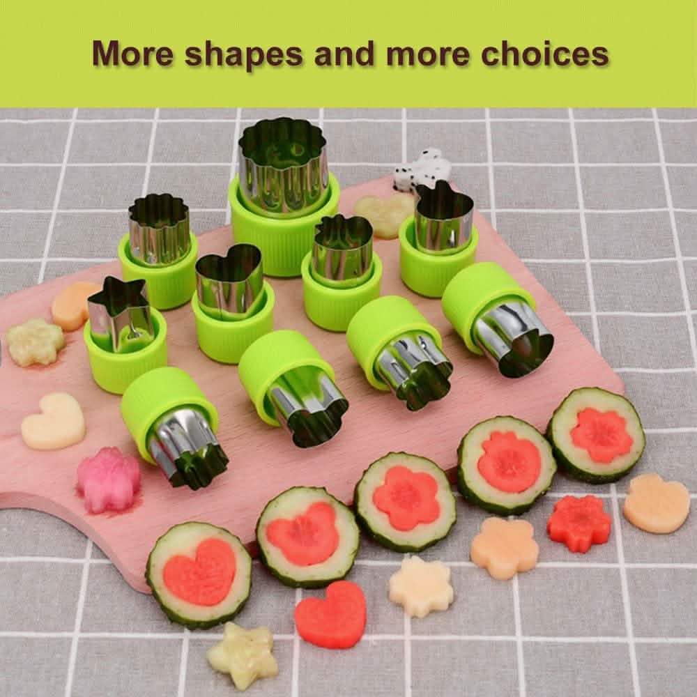 9-Pieces Set: LENK Vegetable Cutter Shapes by DailySale