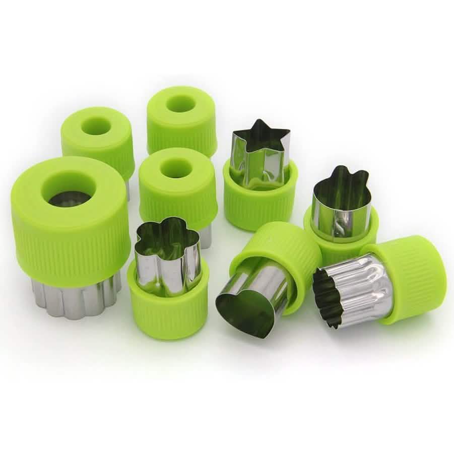 9-Pieces Set: LENK Vegetable Cutter Shapes by DailySale