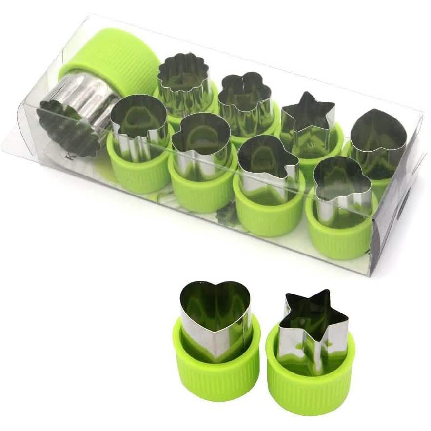 9-Pieces Set: LENK Vegetable Cutter Shapes by DailySale