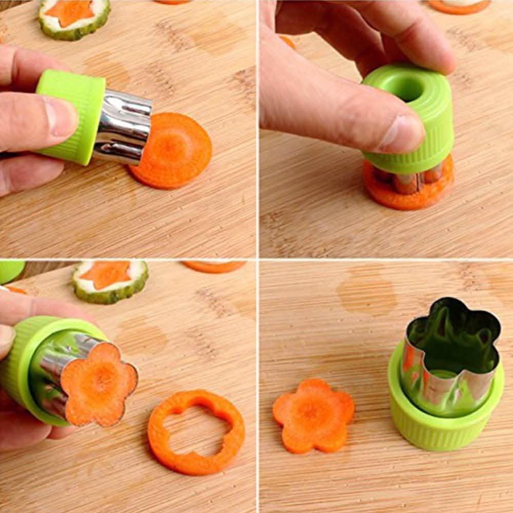 9-Pieces Set: LENK Vegetable Cutter Shapes by DailySale