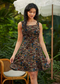 Spellbinding Skater Dress by Retrolicious