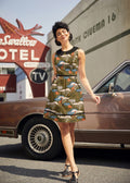 Safari Collared Dress by Retrolicious