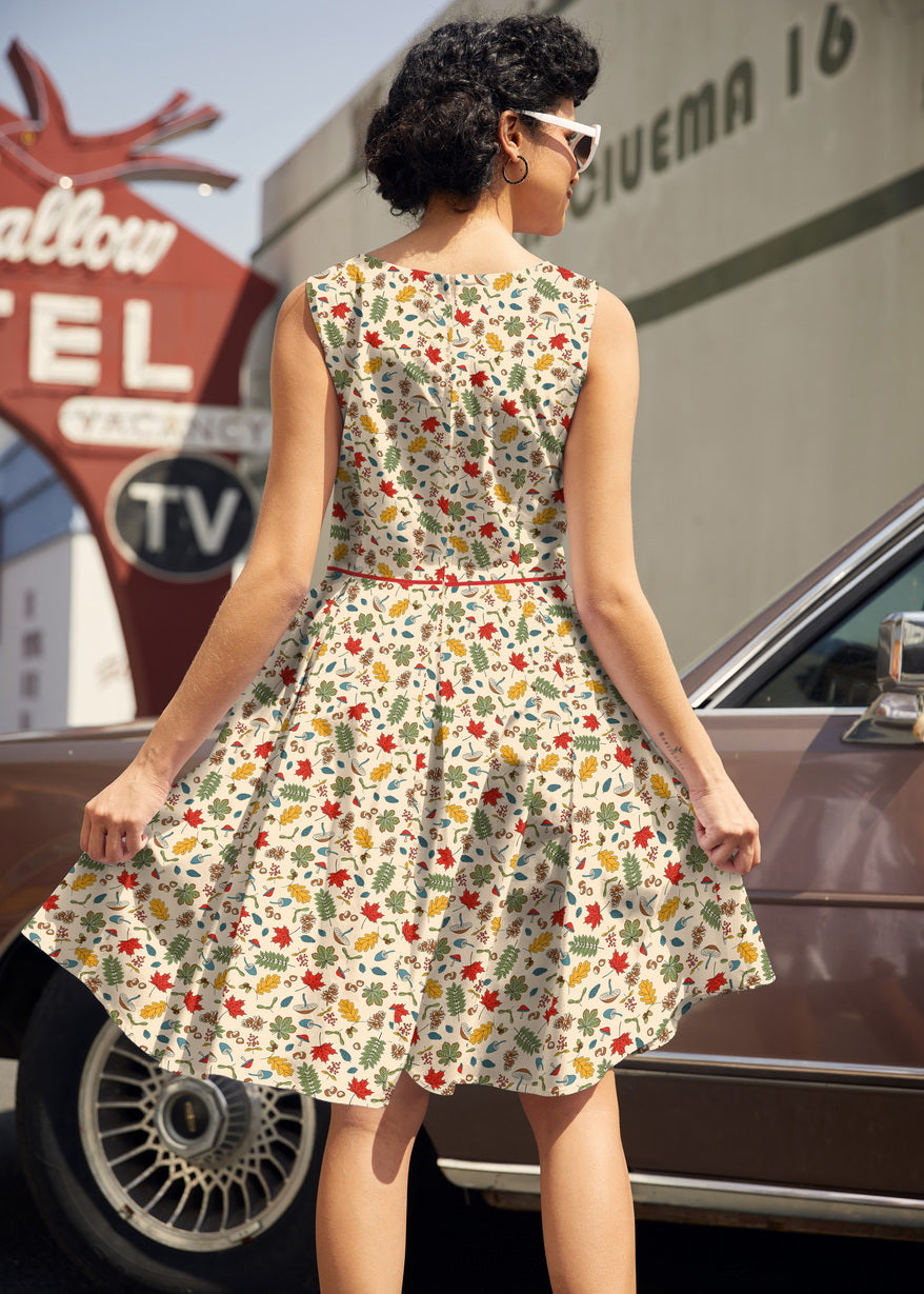 Elizabeth Dress in Woodlands by Retrolicious