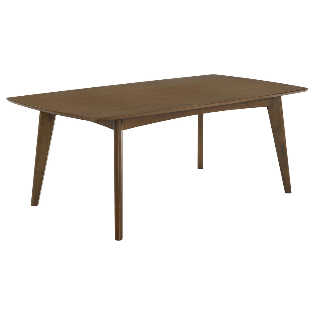 Malone Rectangular 78-inch Wood Dining Table Dark Walnut by Unique Piece Furniture