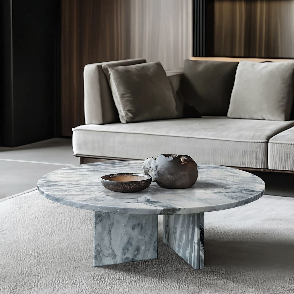 Luxury Coffee Table With Unique Veining, Unique Stone Design by Unique Piece Furniture