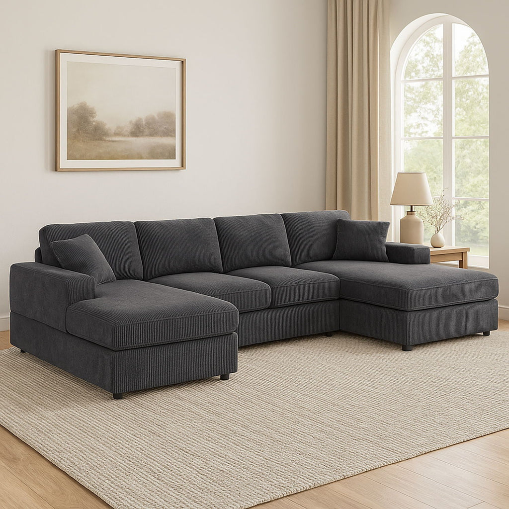 3 Piece Double Chaise Sectional Sofa by Unique Piece Furniture