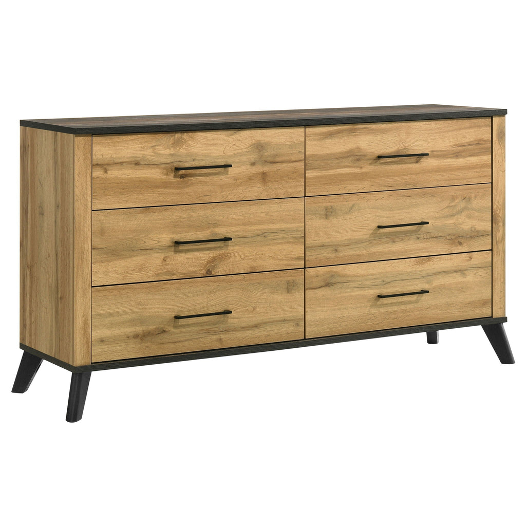 Kaywood 4-piece Eastern King Bedroom Set Natural Pine by Unique Piece Furniture