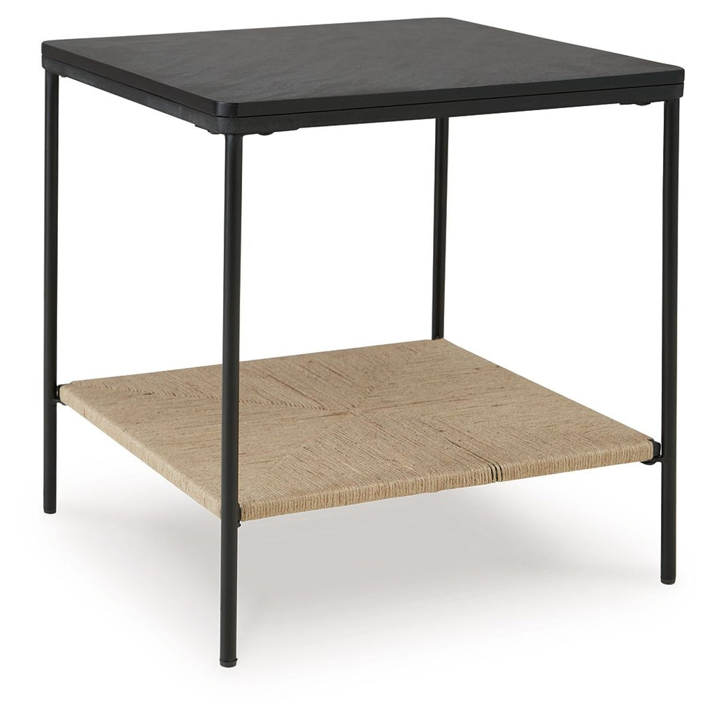 Minrich - Accent Table - Black / Natural by Unique Piece Furniture