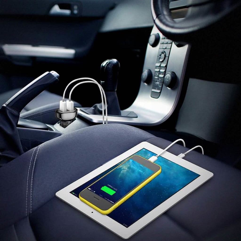 90W 3 Ports Fast Car Charger USB and Type C by DailySale