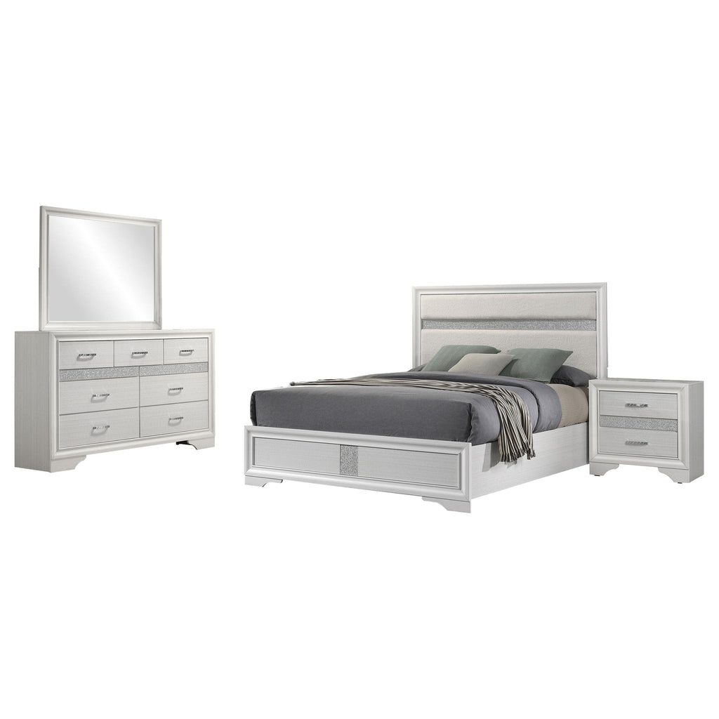 Miranda 4-piece Queen Bedroom Set White by Unique Piece Furniture
