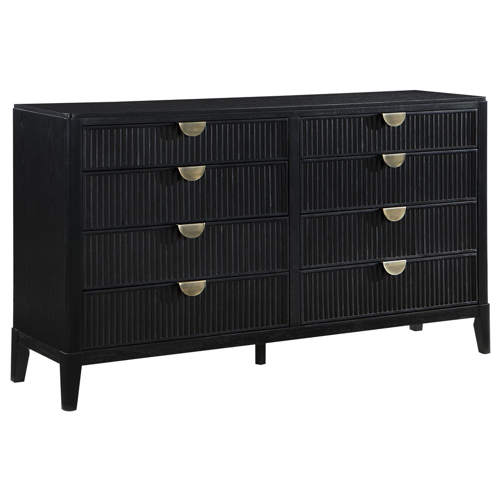 Brookmead 4-piece Upholstered Queen Bedroom Set Black by Unique Piece Furniture