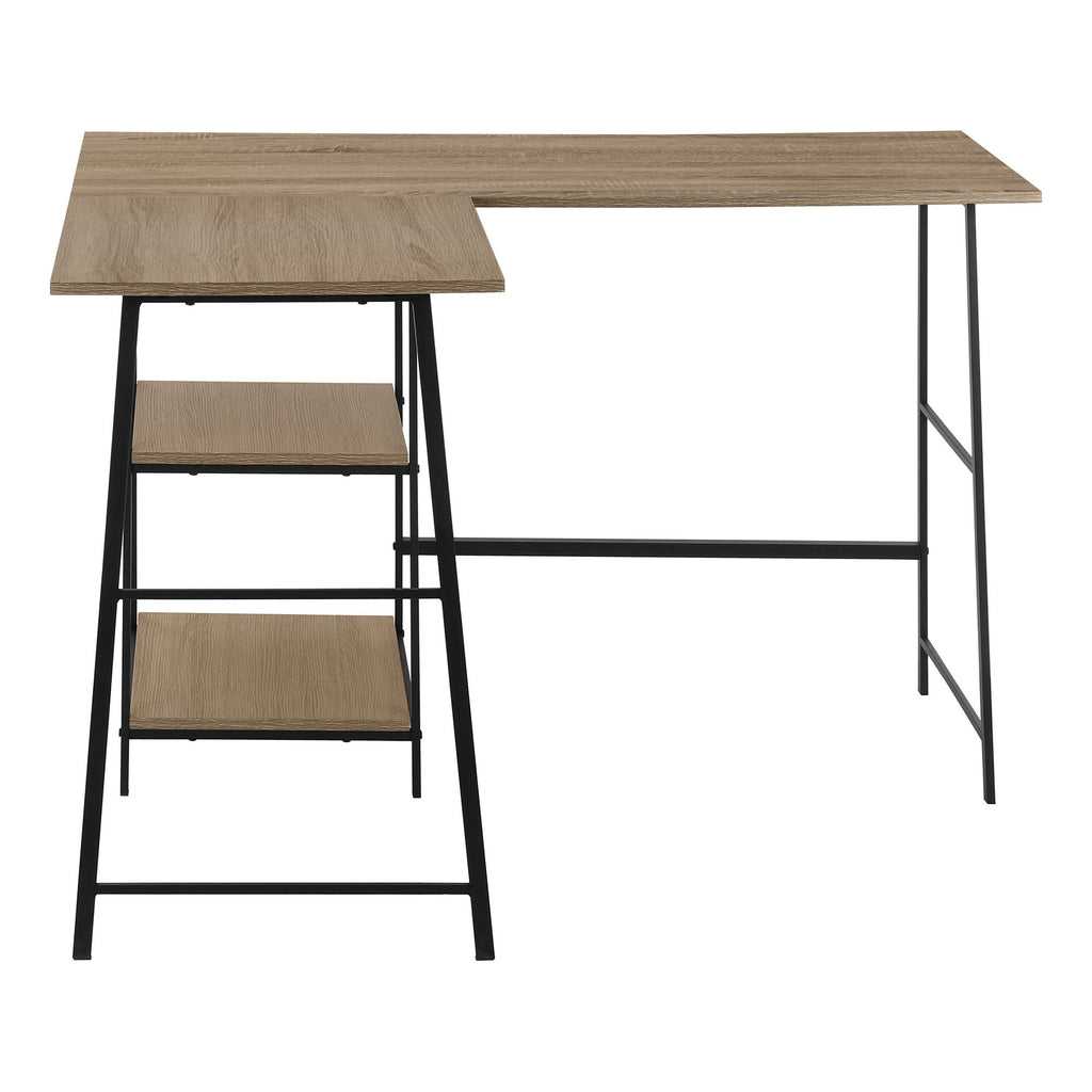 Computer Desk, Home Office, Corner, Storage Shelves, L Shape, Work, Laptop, Contemporary, Modern by Unique Piece Furniture