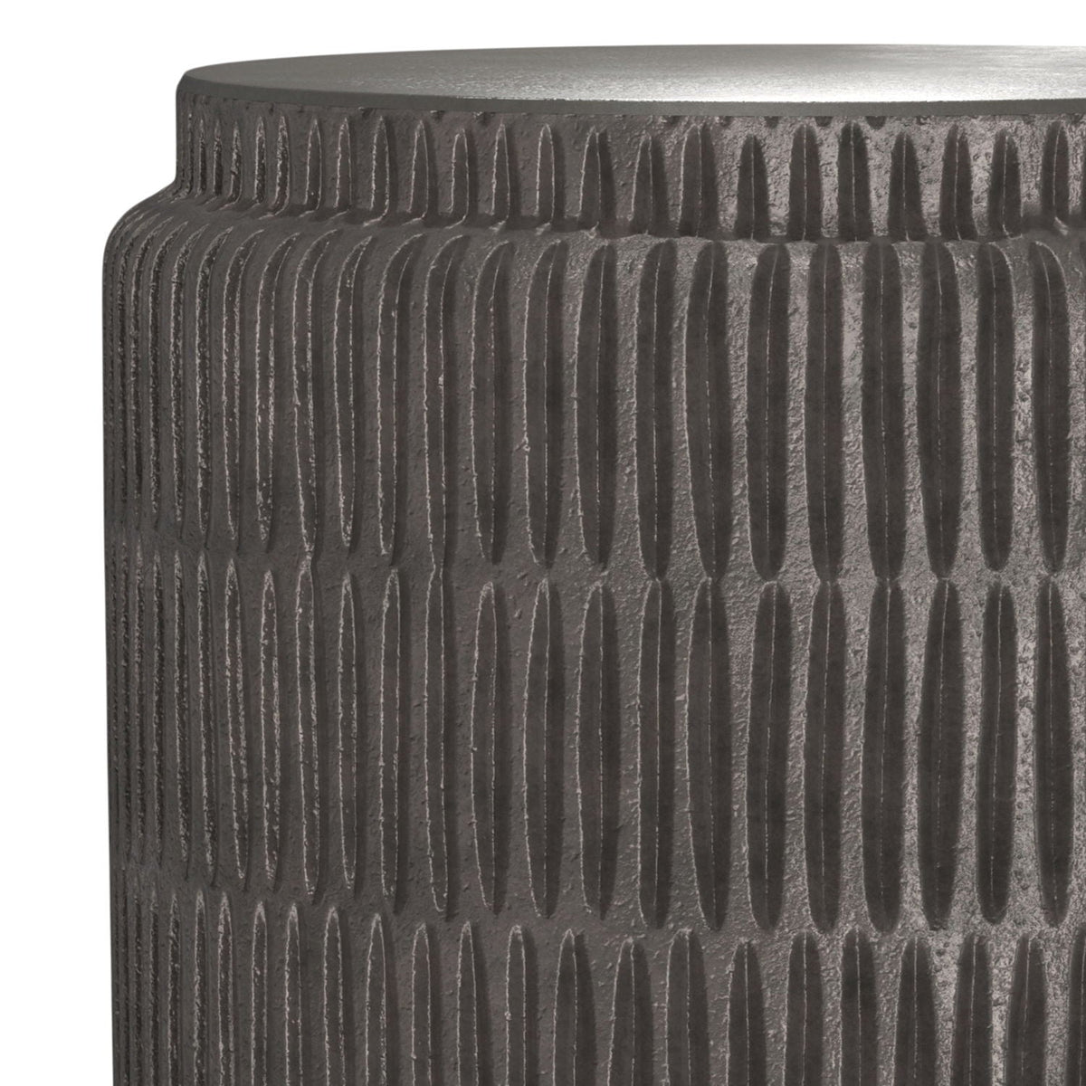 Juno - Cast Aluminum Side Table - Black by Unique Piece Furniture