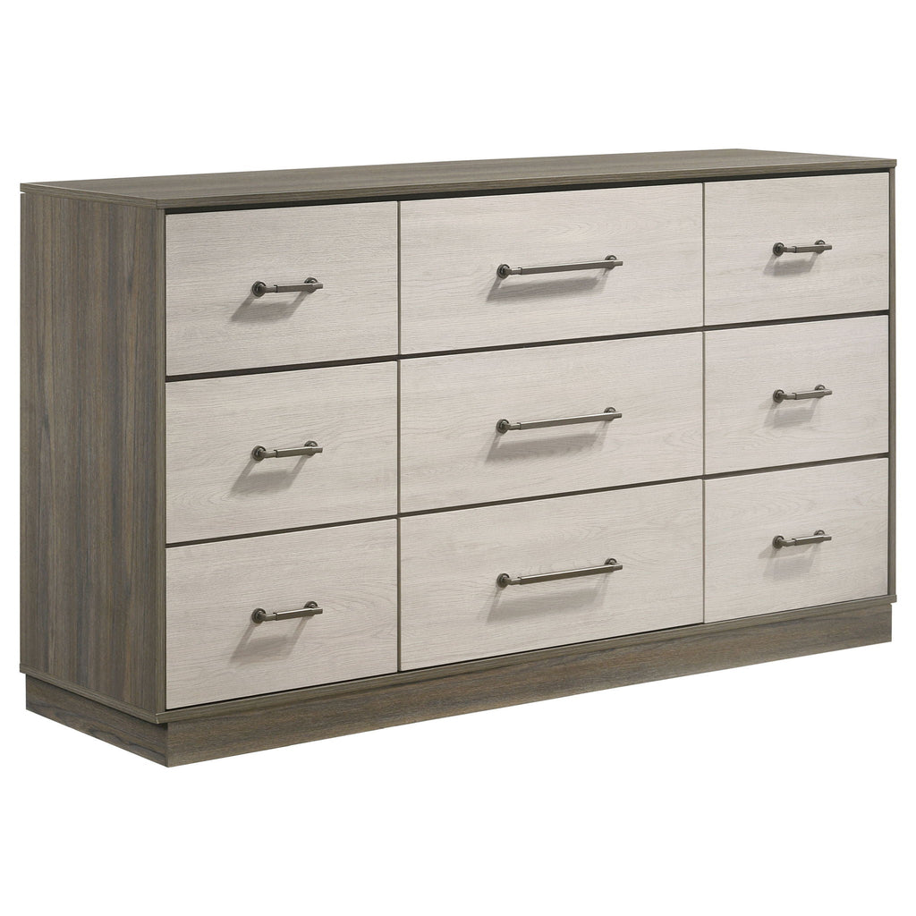 Fenwick 4-piece Queen Bedroom Set Grey Oak by Unique Piece Furniture