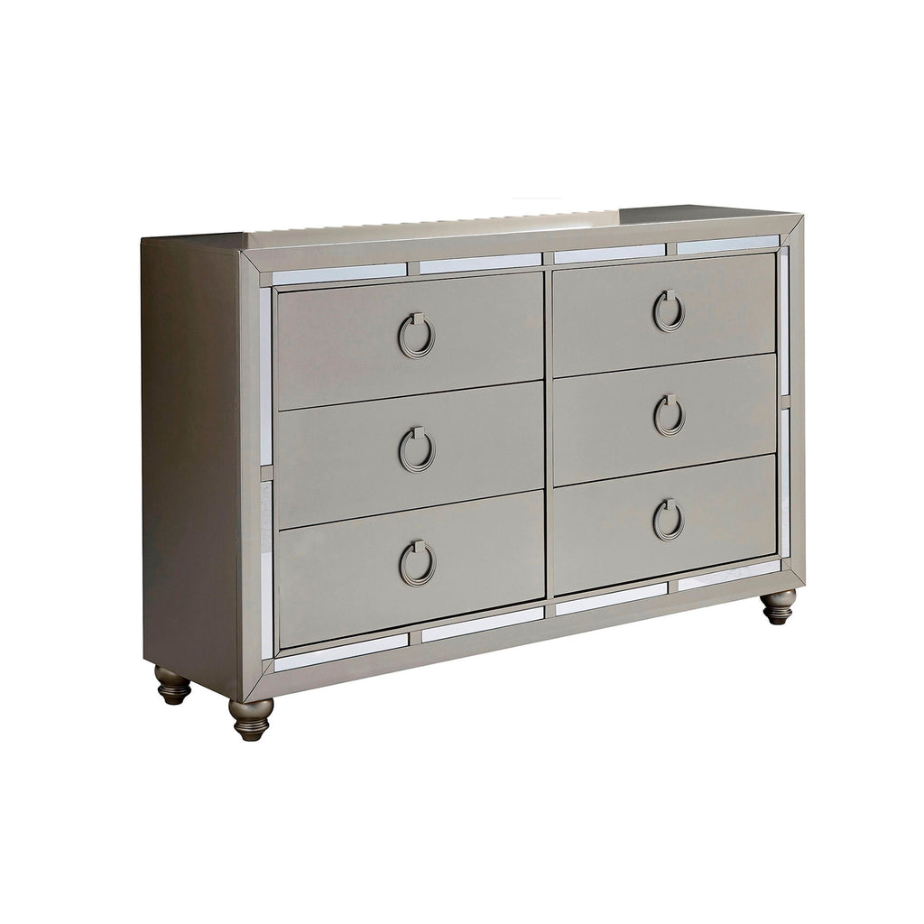 Chloe - Dresser - Gemstone Silver by Unique Piece Furniture