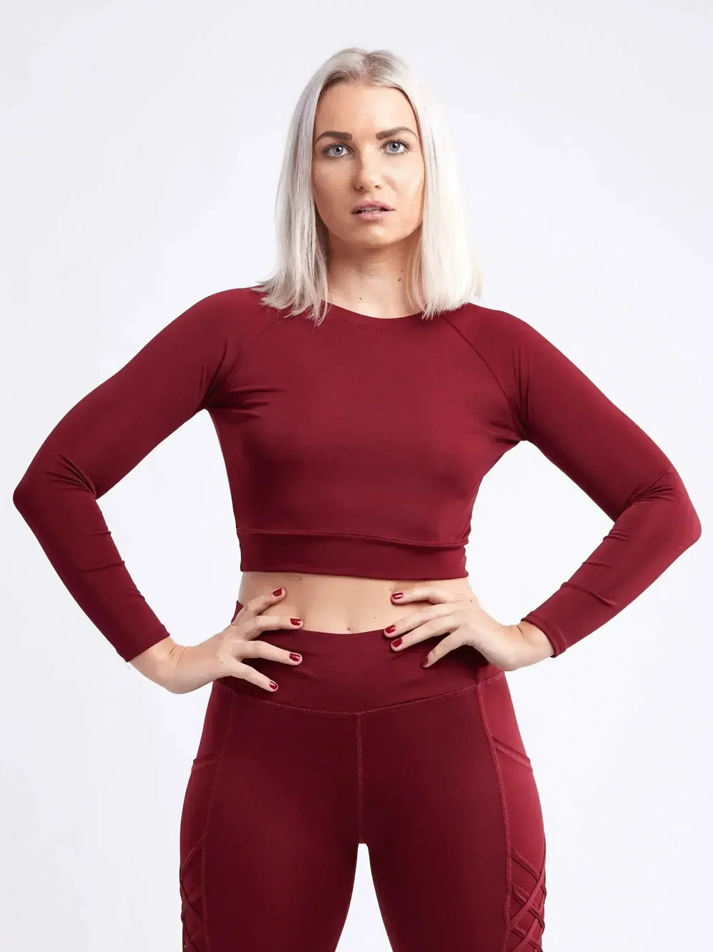 Long-Sleeve Crop Top by Femstylo