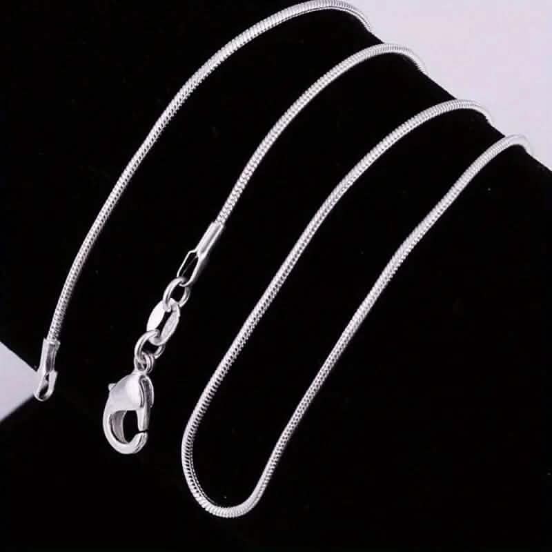 925 Sterling Silver 1mm Necklace Chain by DailySale