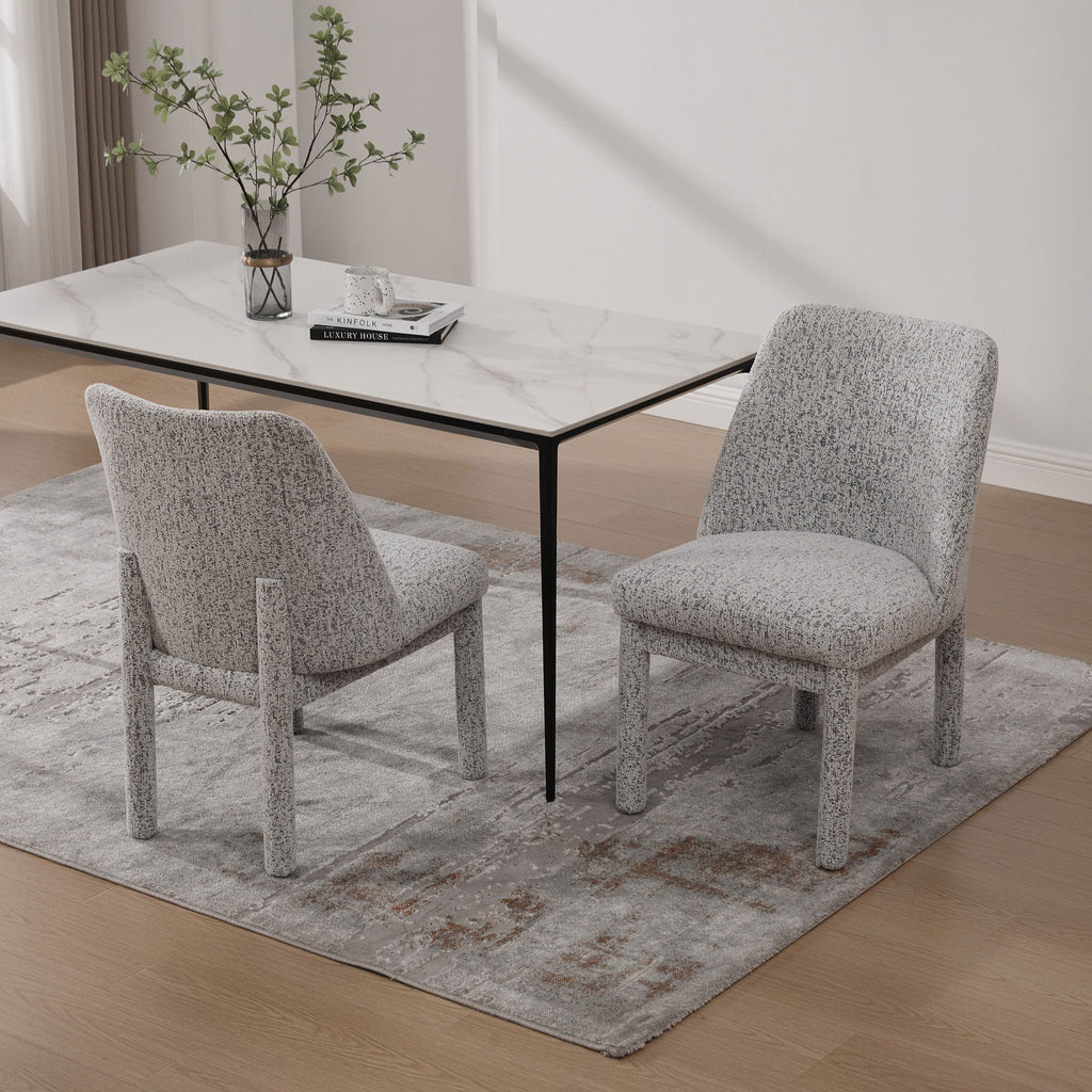 Wide Minimalist Dining Chair by Unique Piece Furniture