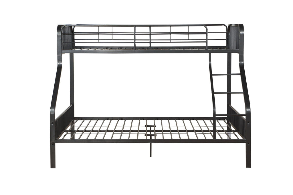 Caius - Twin Long Queen Bunk Bed - Gun by Unique Piece Furniture