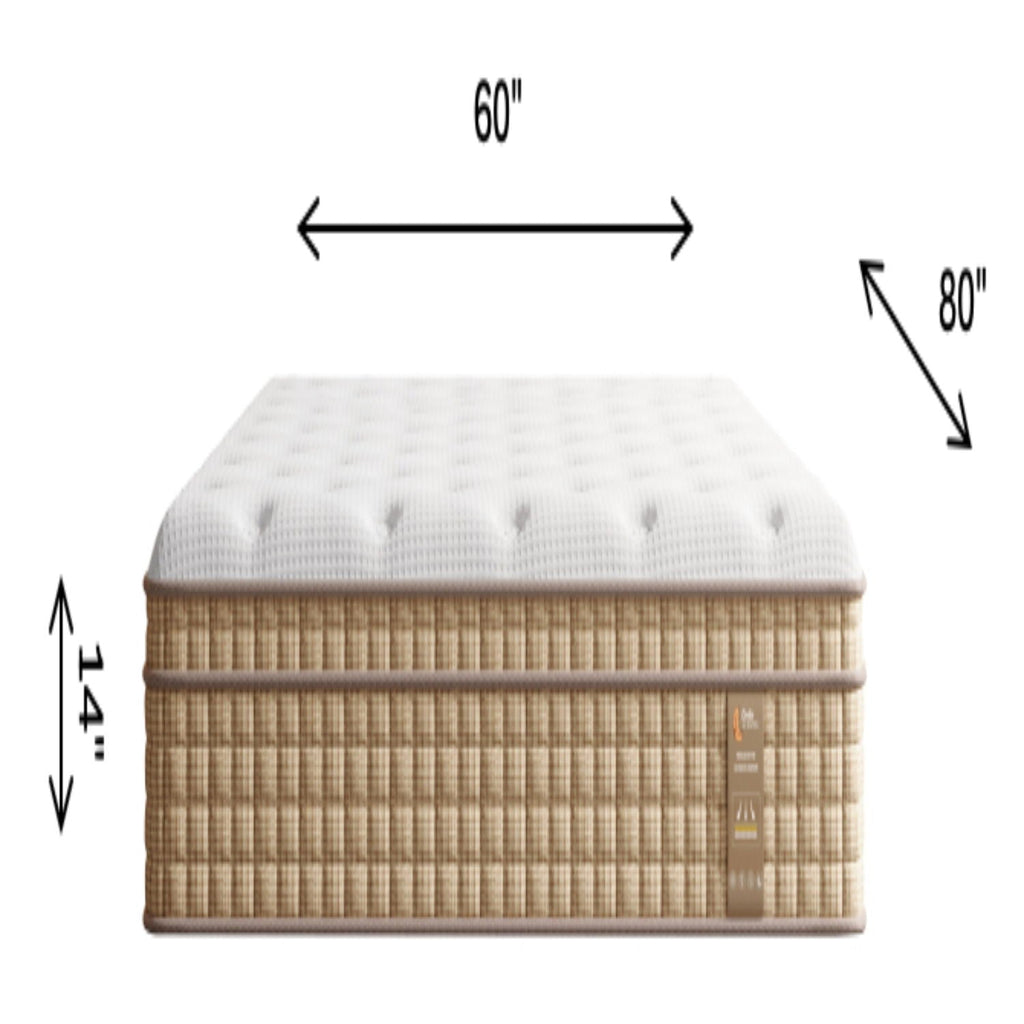 14" Hybrid Mattress With Innerspring & Gel Memory Foam by Unique Piece Furniture