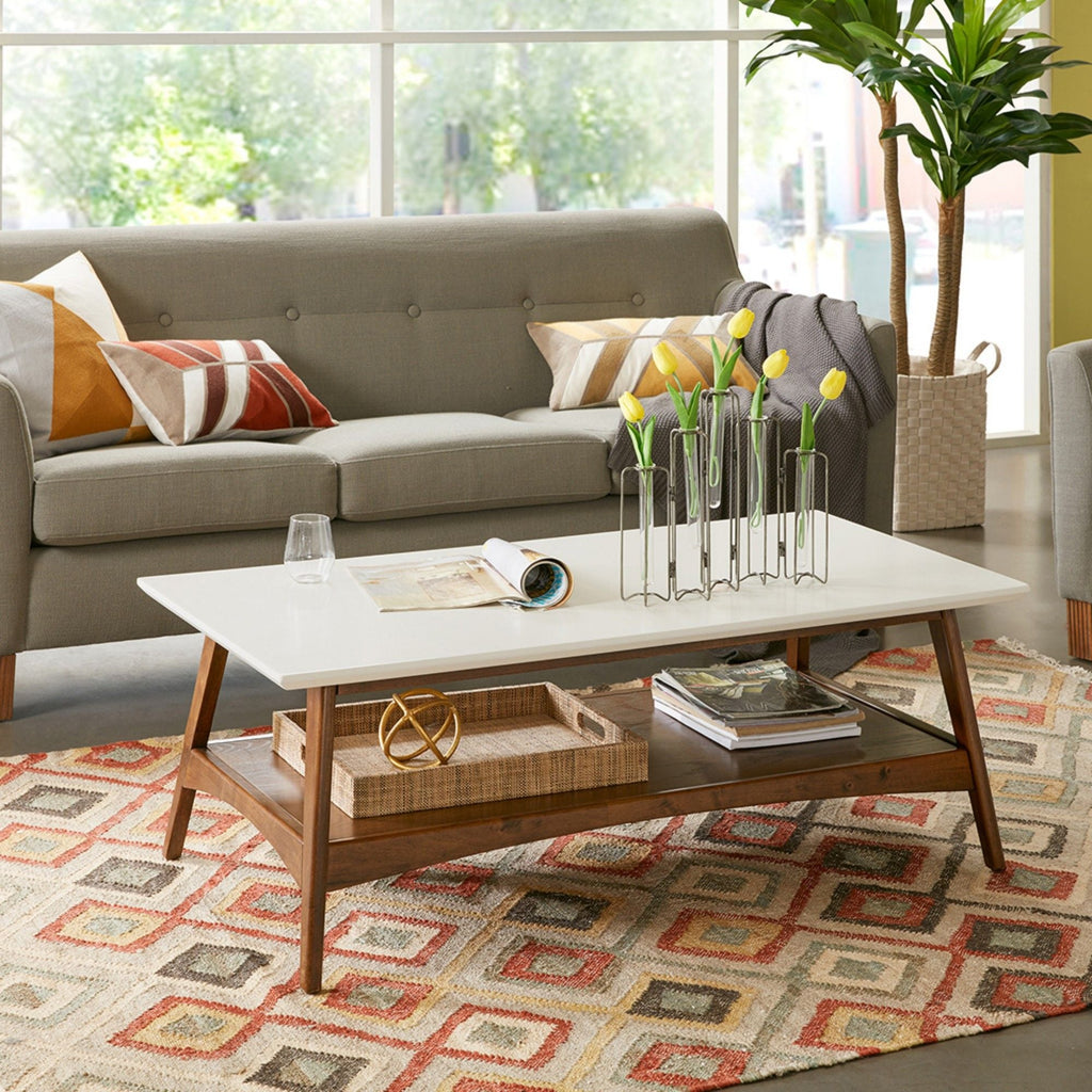 Modern Table With Extra Storage by Unique Piece Furniture