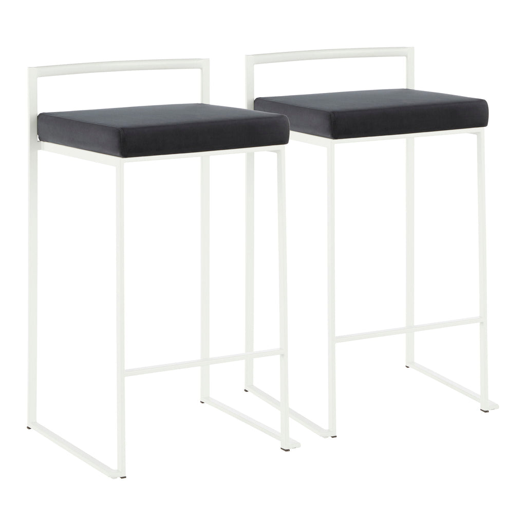 Fuji - Simple Elegance, Contemporary Stackable Counter Stool by Unique Piece Furniture