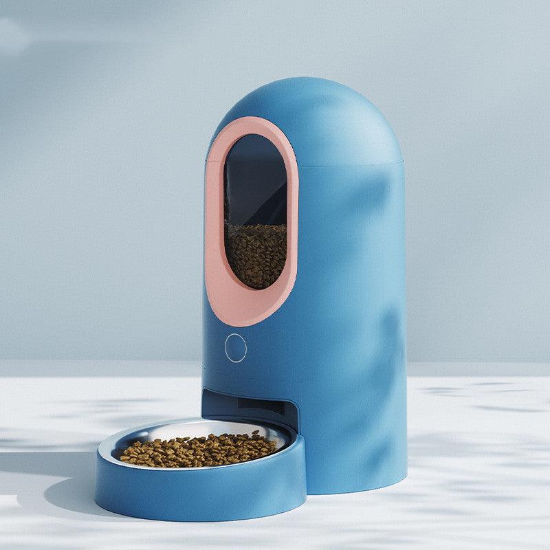 Intellifeed: Smart Stainless Steel Cat Feeder With App Control by Dog Hugs Cat
