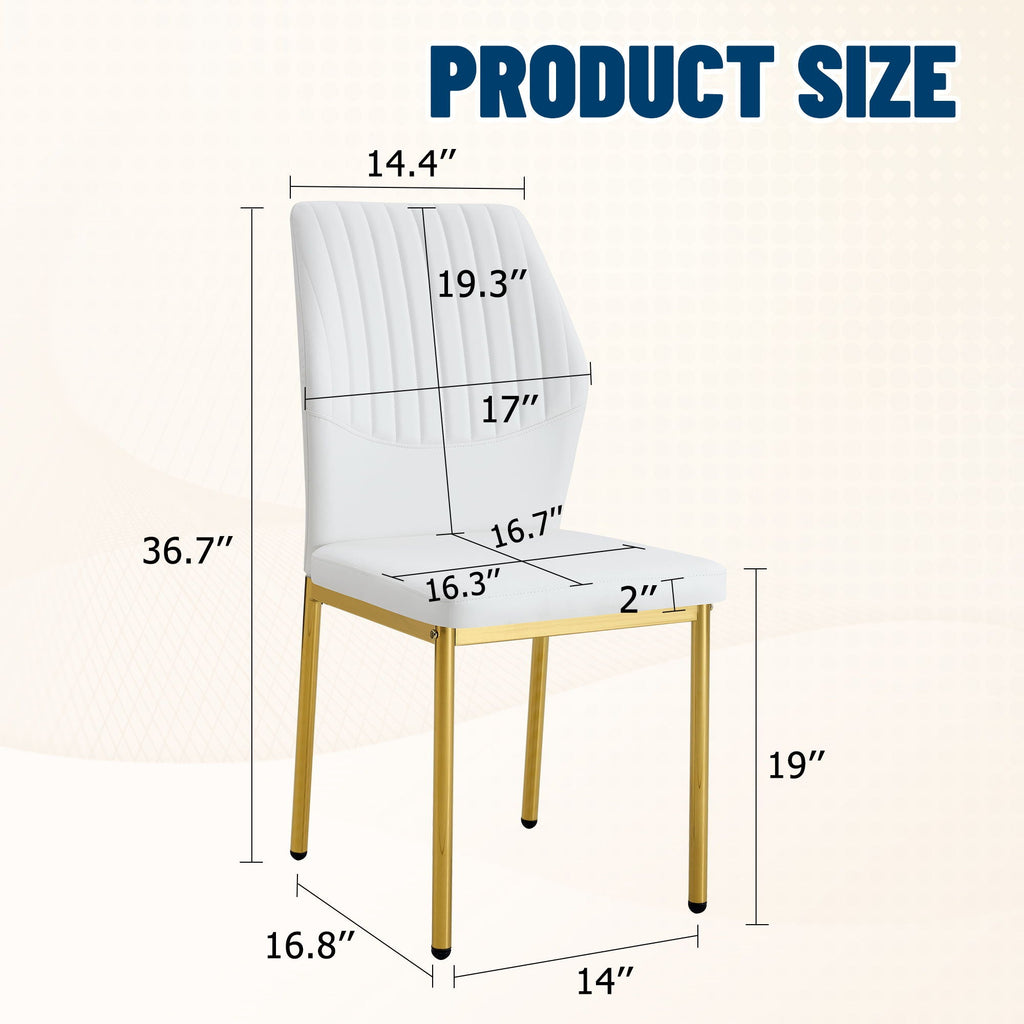 Luxury Simple Chair With Metal Leg by Unique Piece Furniture
