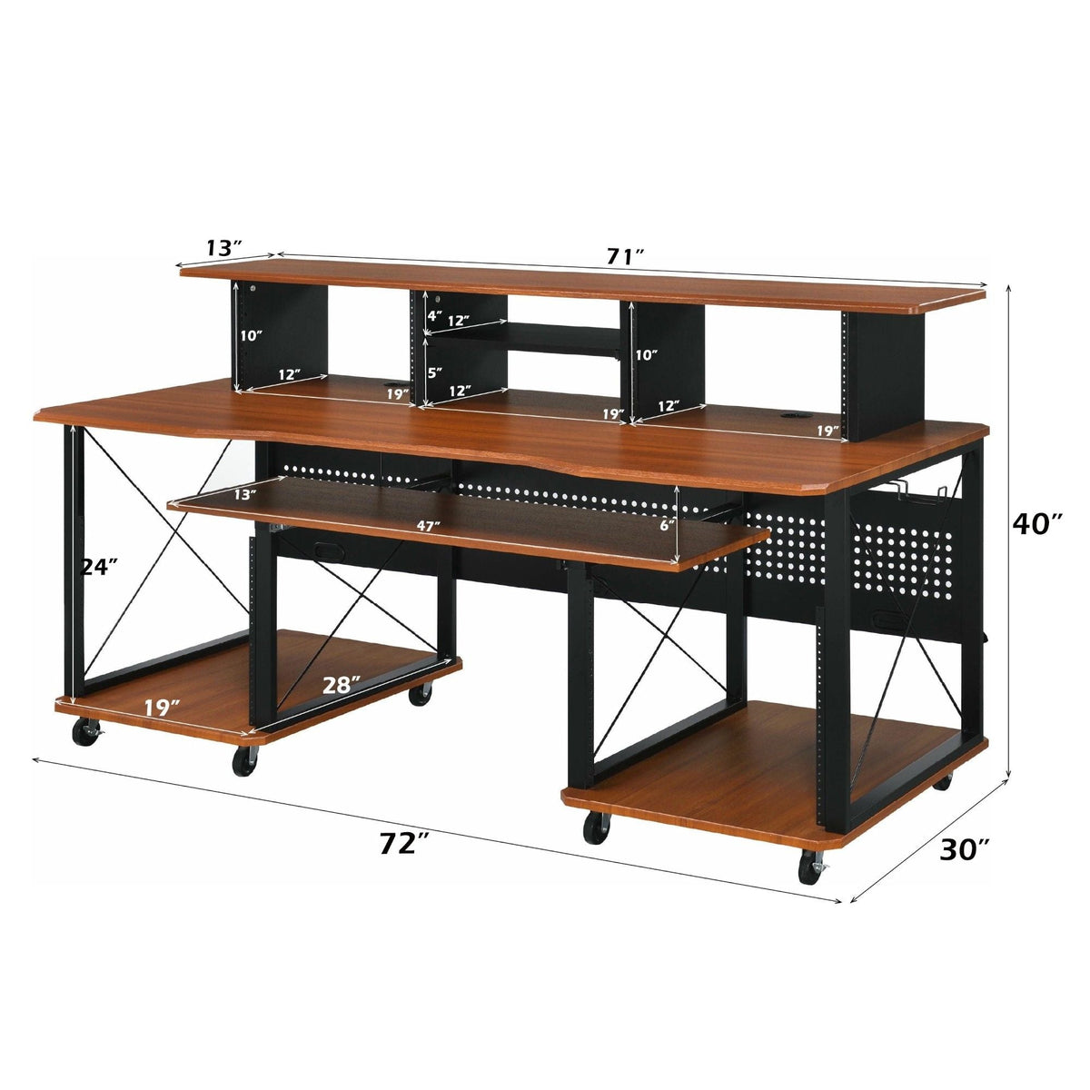 Megara - Music Desk, Multiple Storage by Unique Piece Furniture