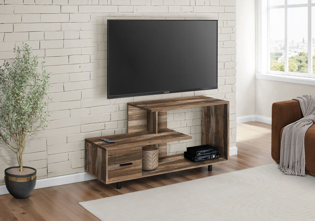TV Stand, Console, Media Entertainment Center, Storage Drawer, Contemporary by Unique Piece Furniture