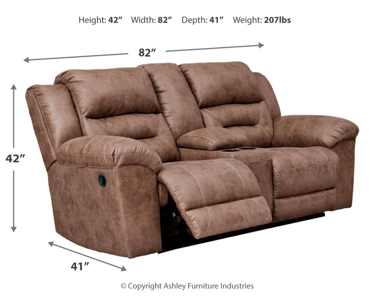 Stoneland - Reclining Loveseat by Unique Piece Furniture