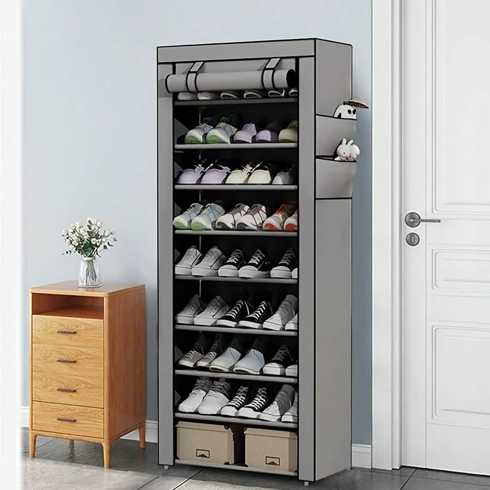 10-Layer 9 Grid Shoe Rack Shelf Storage Closet Organizer by DailySale